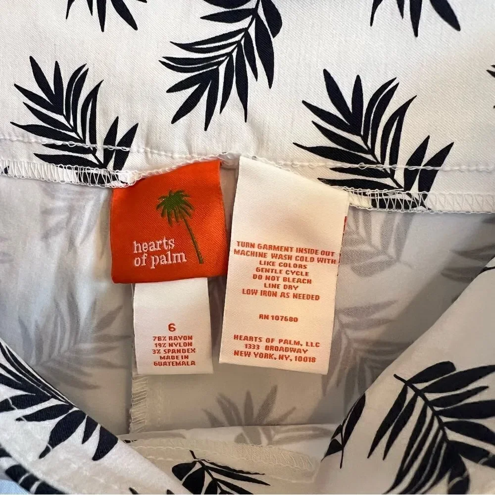 Hearts of Palm Capri Shorts - Picture 5 of 9